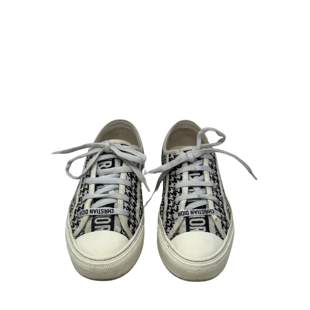 Dior Houndstooth 30 Montaigne Walk'N'Dior Sneakers - Size 37