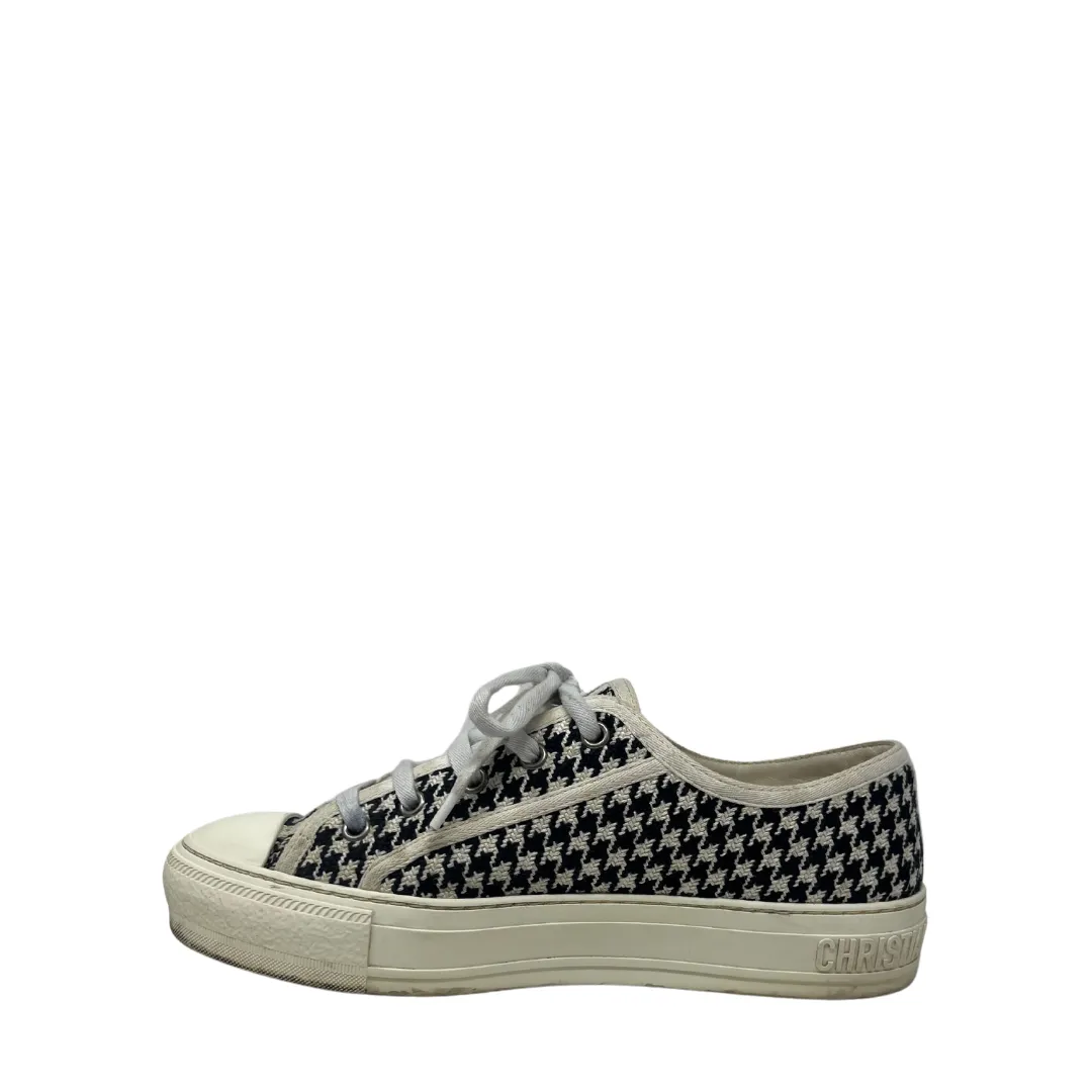 Dior Houndstooth 30 Montaigne Walk'N'Dior Sneakers - Size 37