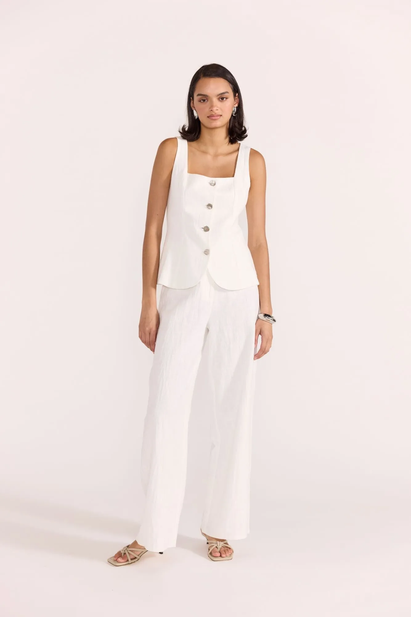 Eden Pants | White
