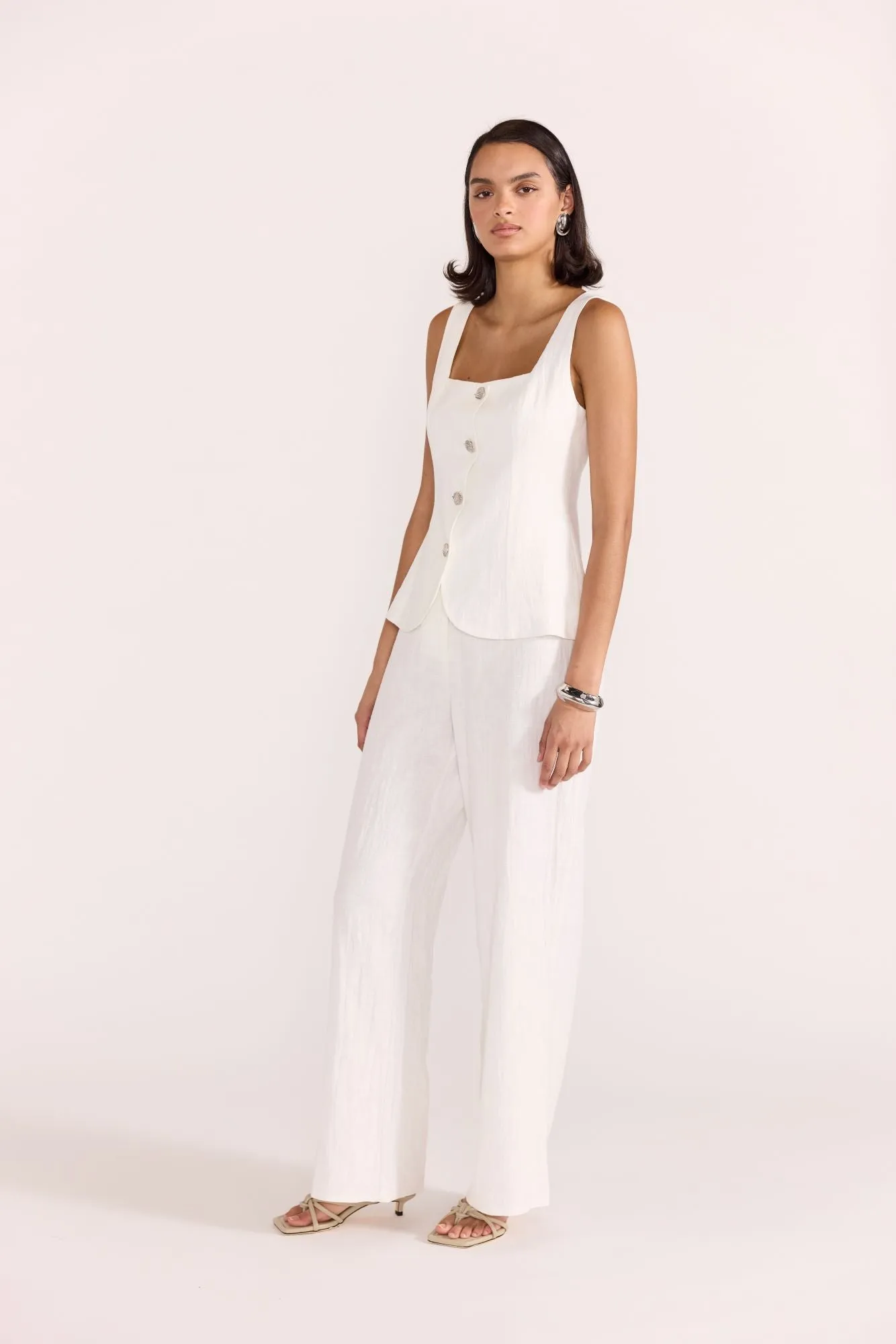 Eden Pants | White