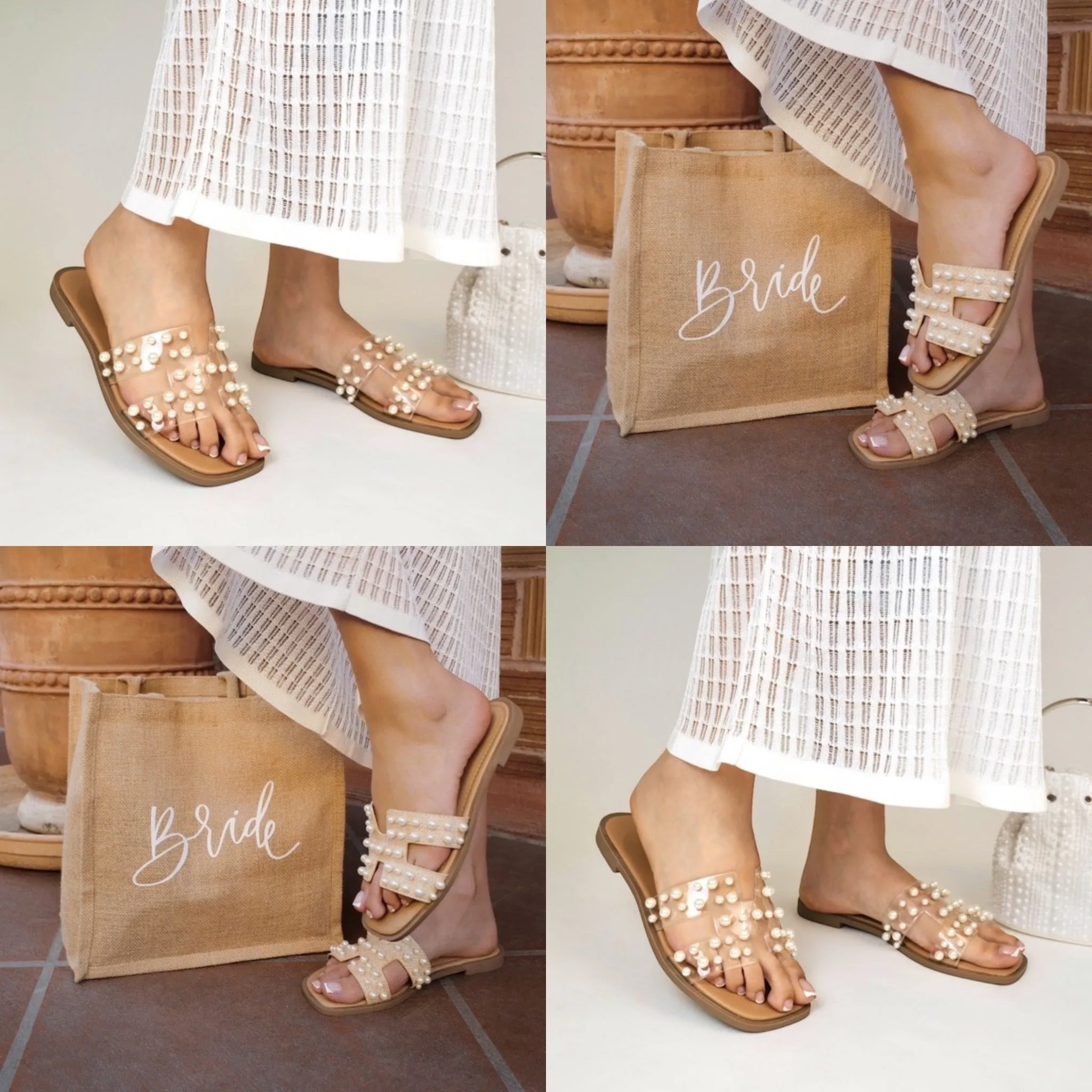 Elio Pearl Sandals