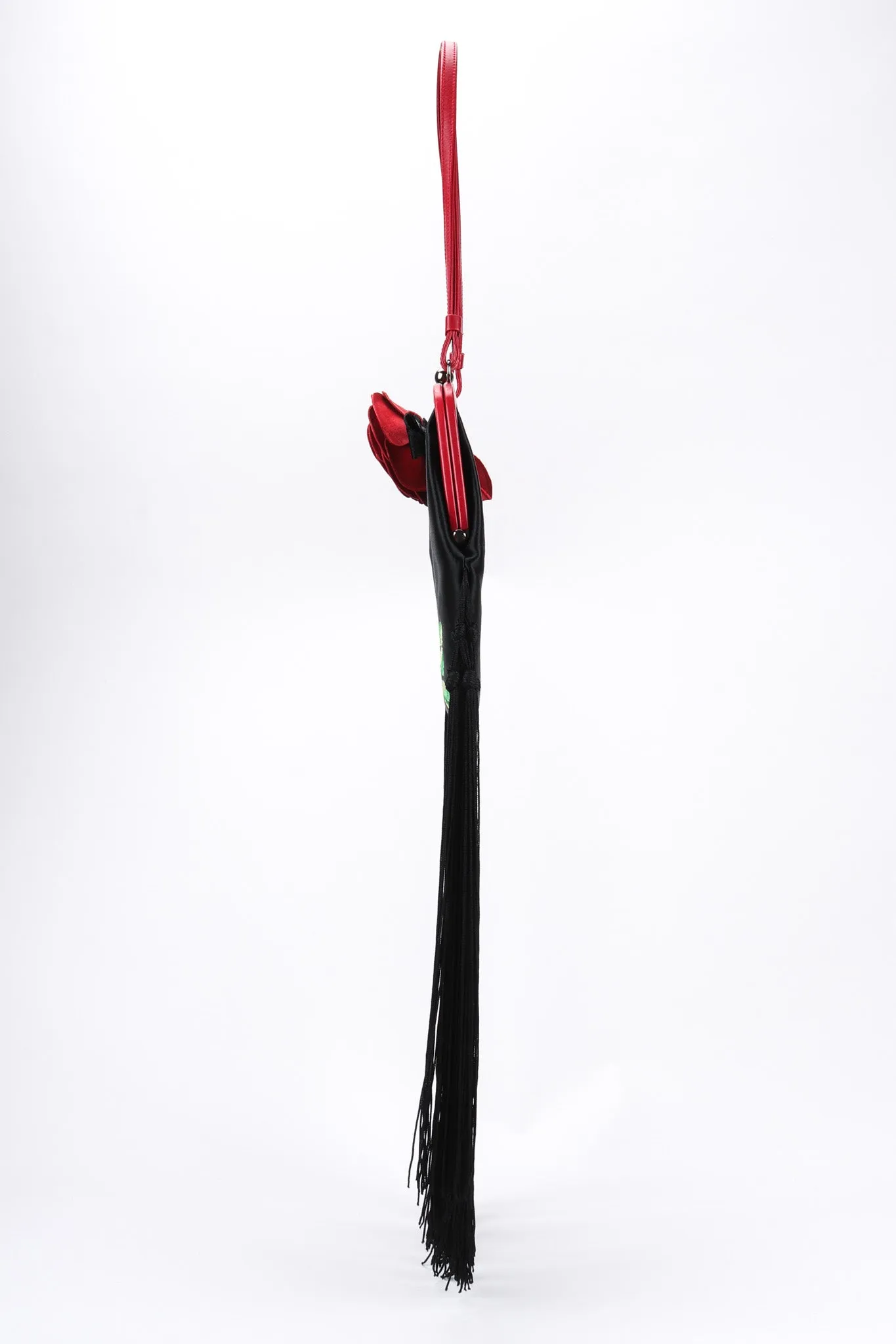 Embroidered Piano Shawl Frame Bag
