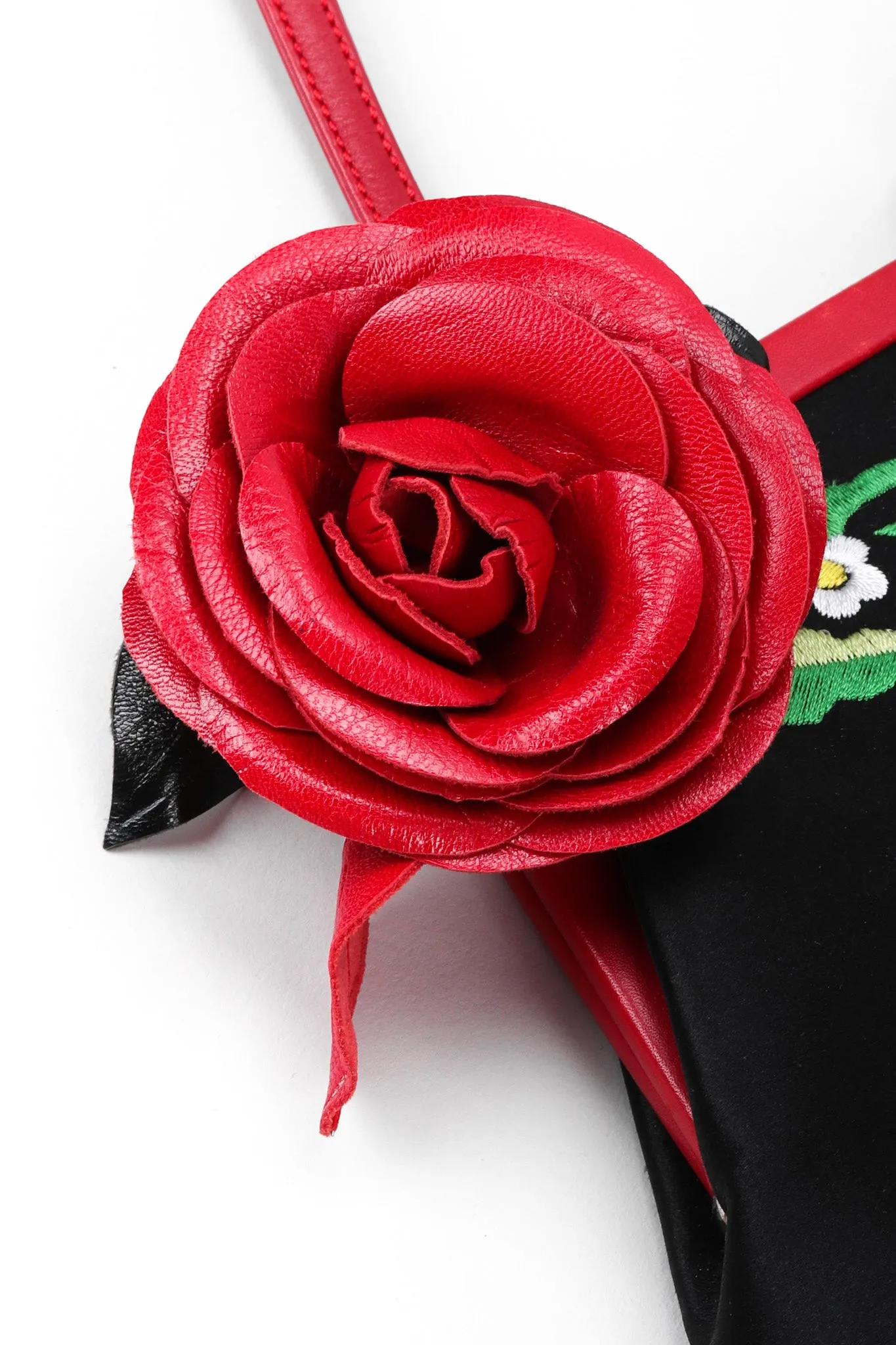 Embroidered Piano Shawl Frame Bag