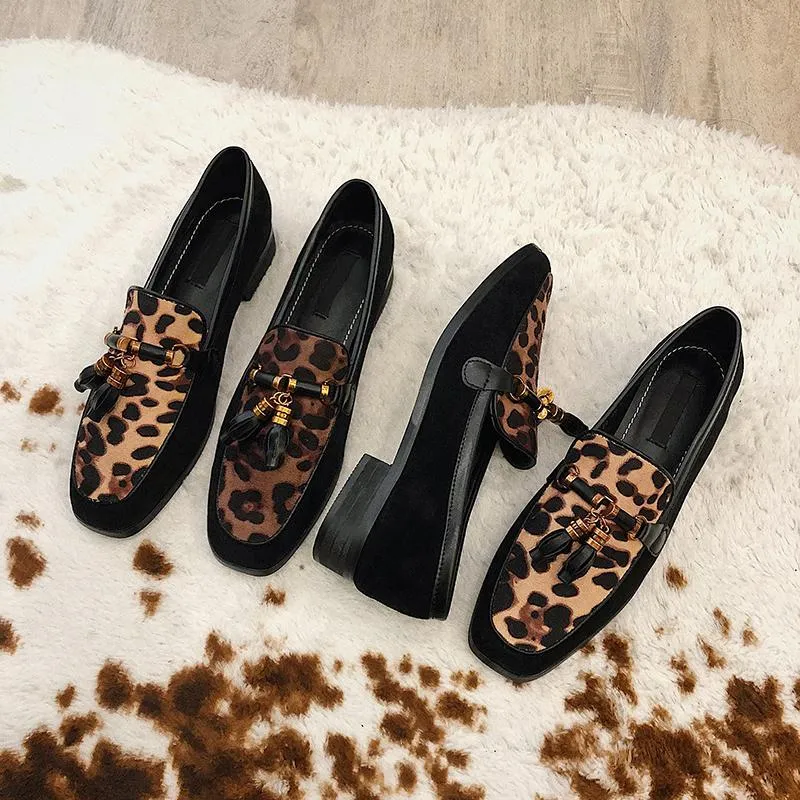Fashion Casual Flats Women Square Toe Footwear