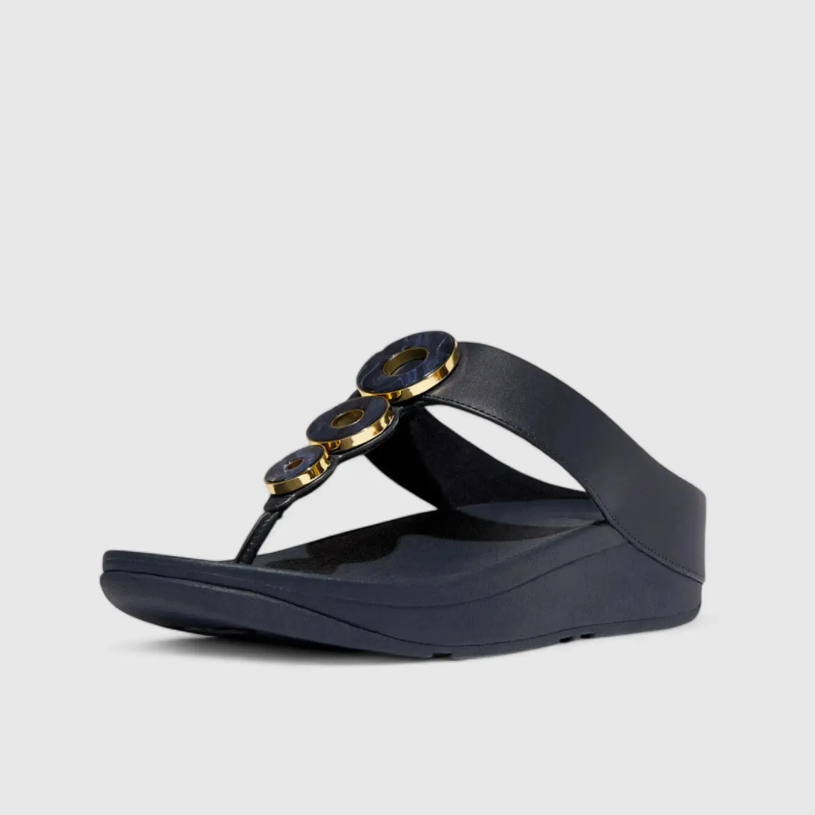 Fit Flops Fino Resin Hoop Navy IB8-A99