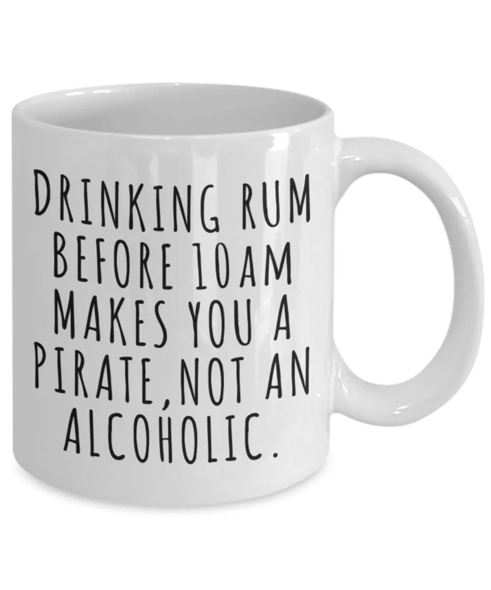Funny Rum Lover Gift Idea Quote Mug Coffee Cup