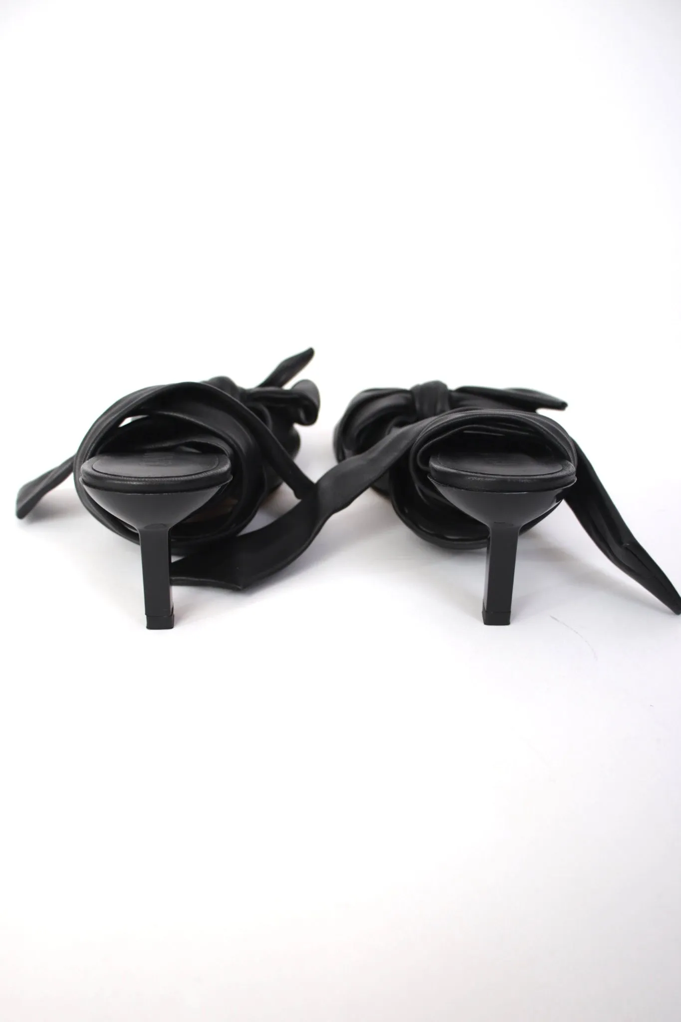 Ganni Bow Wrap Sandals