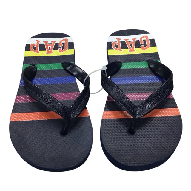 Gap Boy's Navy Flip Flops Size 3 Youth