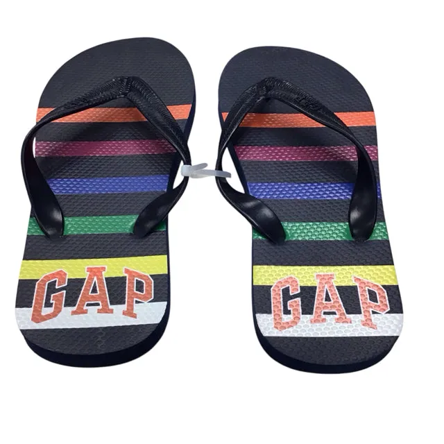 Gap Boy's Navy Flip Flops Size 3 Youth