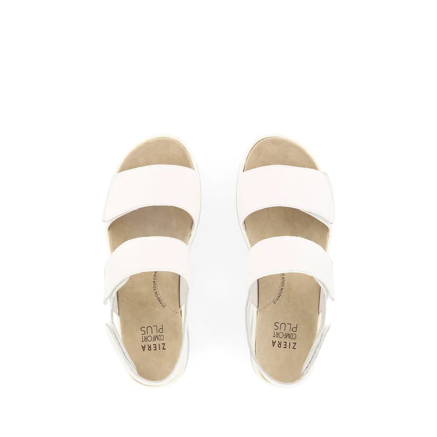 GARLIN W - WHITE/SILVER LEATHER