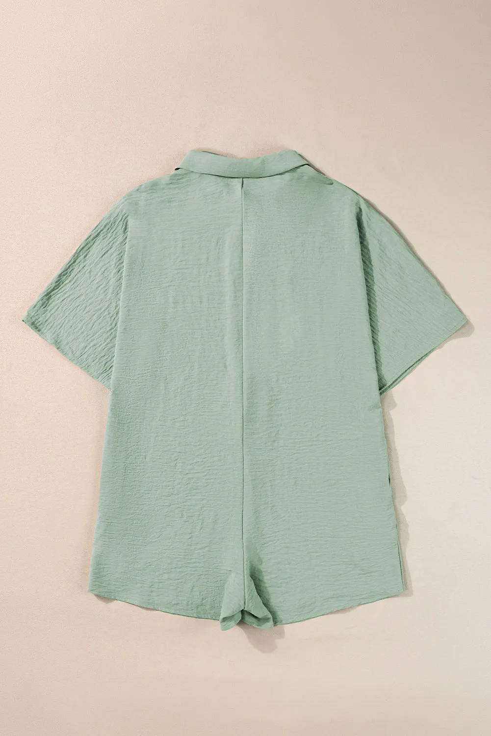 Green Collared Romper