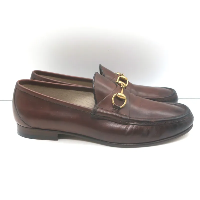 Gucci 1953 Horsebit Loafers Dark Brown Leather Size 10