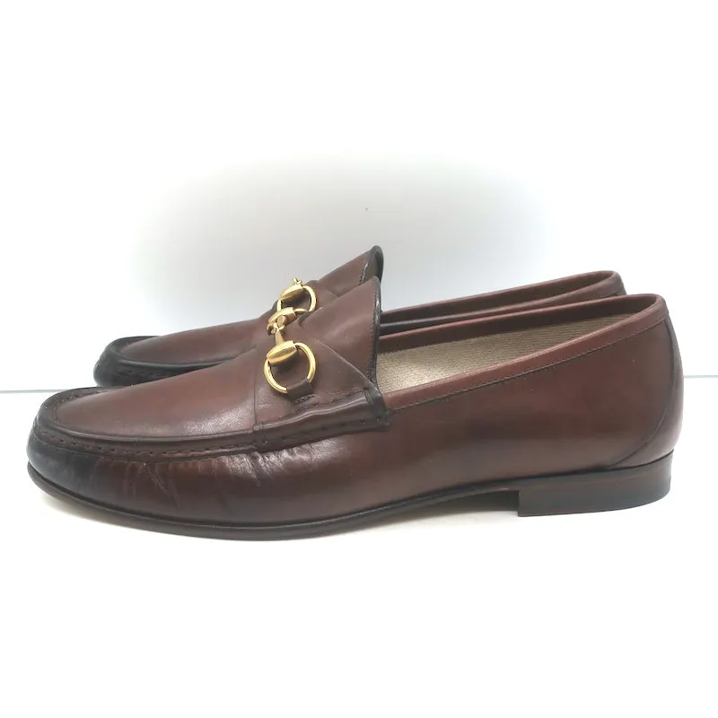 Gucci 1953 Horsebit Loafers Dark Brown Leather Size 10
