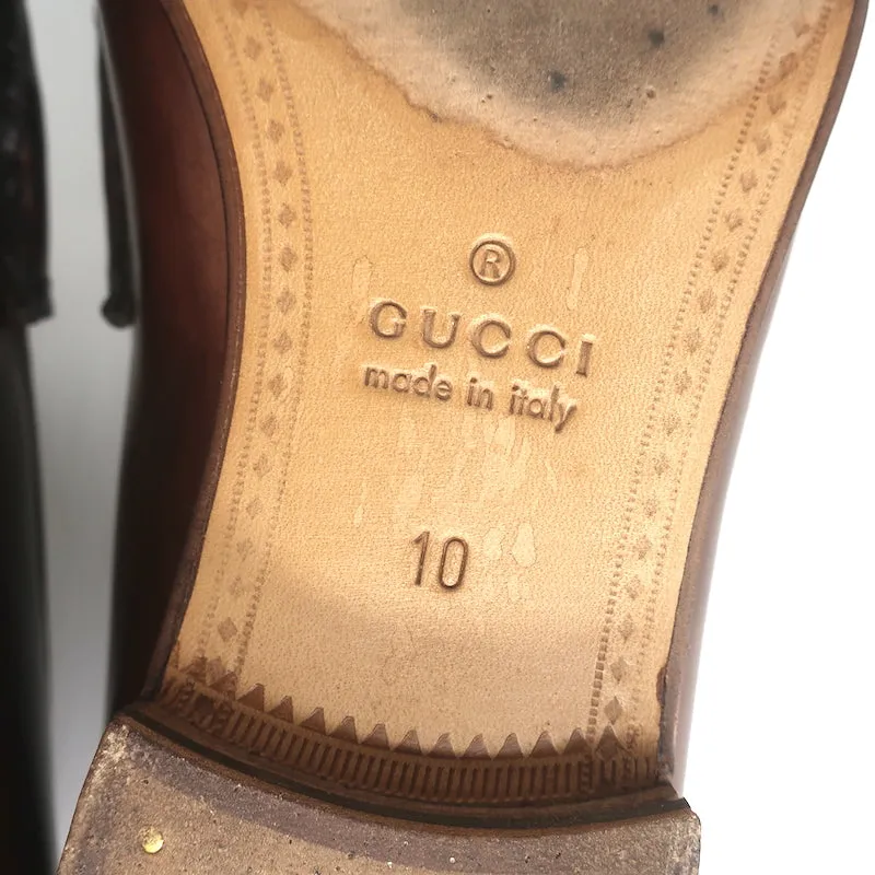 Gucci 1953 Horsebit Loafers Dark Brown Leather Size 10