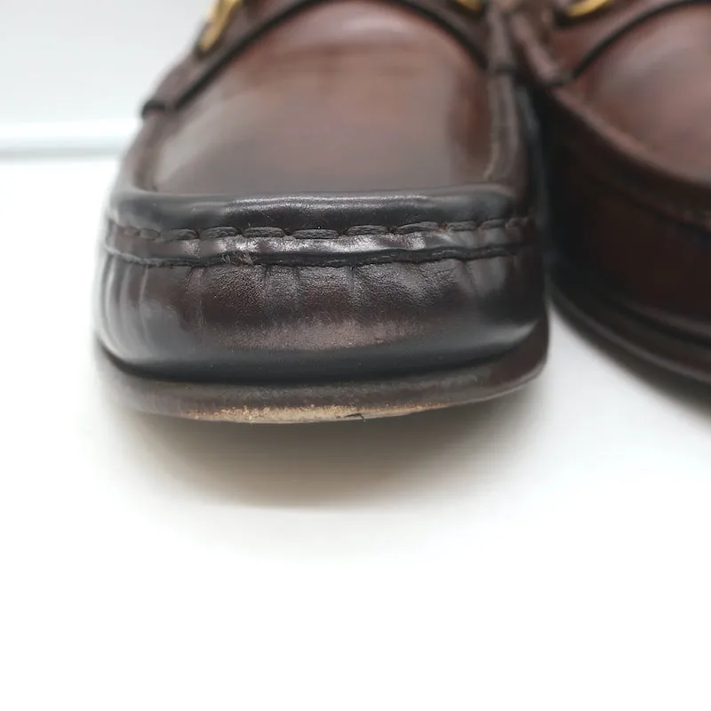 Gucci 1953 Horsebit Loafers Dark Brown Leather Size 10