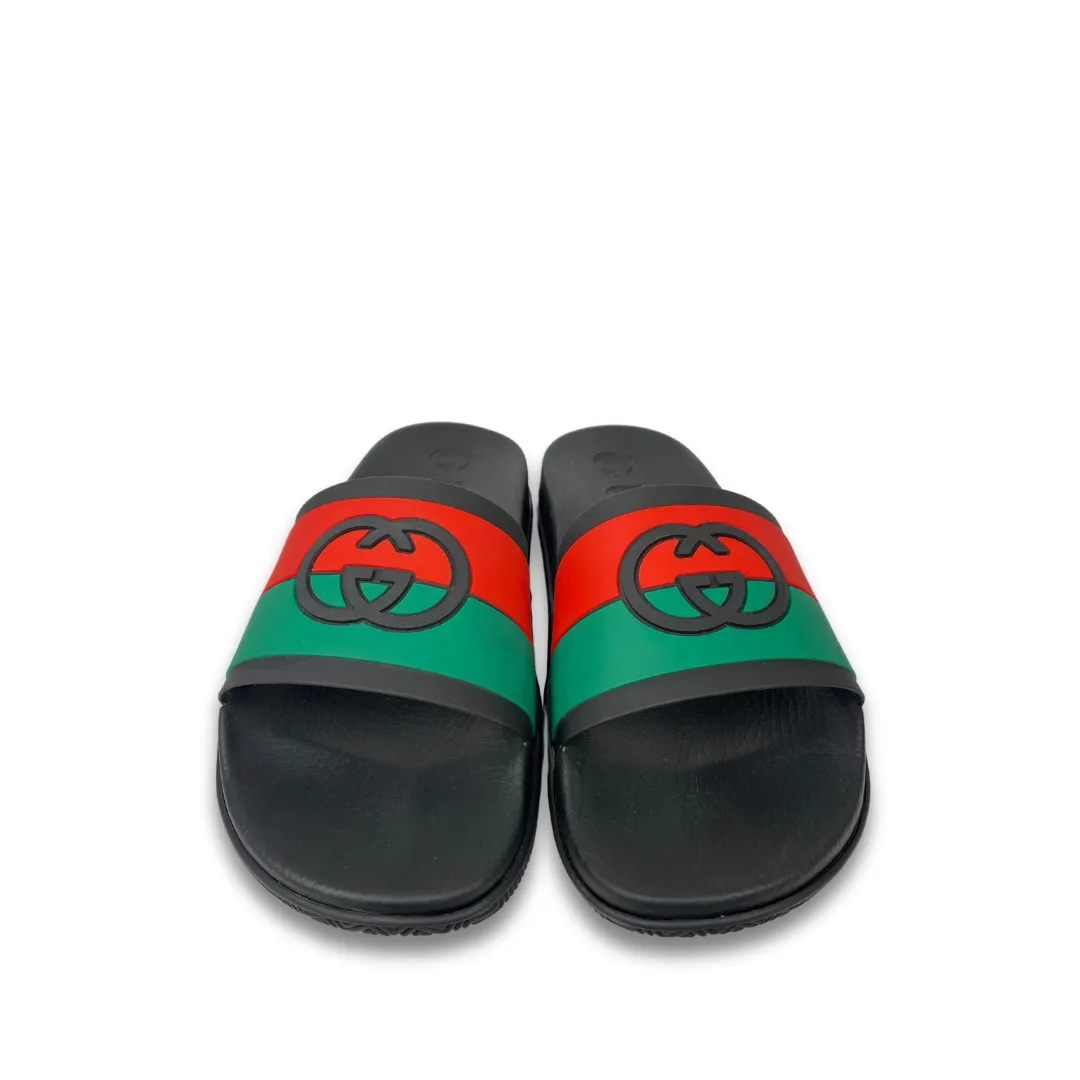 Gucci Men’s Interlocking G Slide Sandal- Size 12