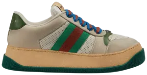 Gucci Screener Sneaker 'Off White Green Red' Sneakers for Men