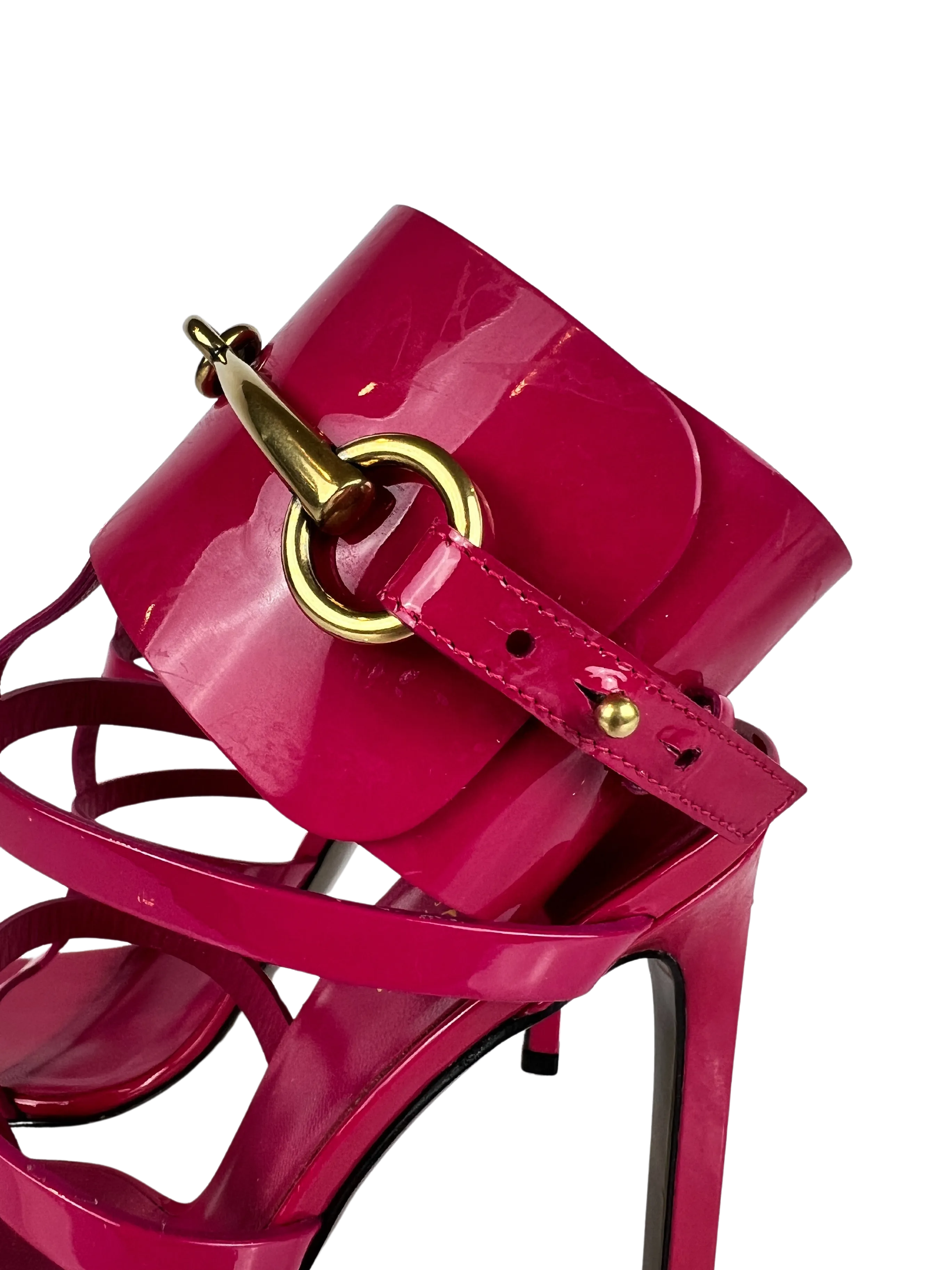 Gucci Ursula High Heel Sandle in Blossom, Size 36.5 EU/ 6 US