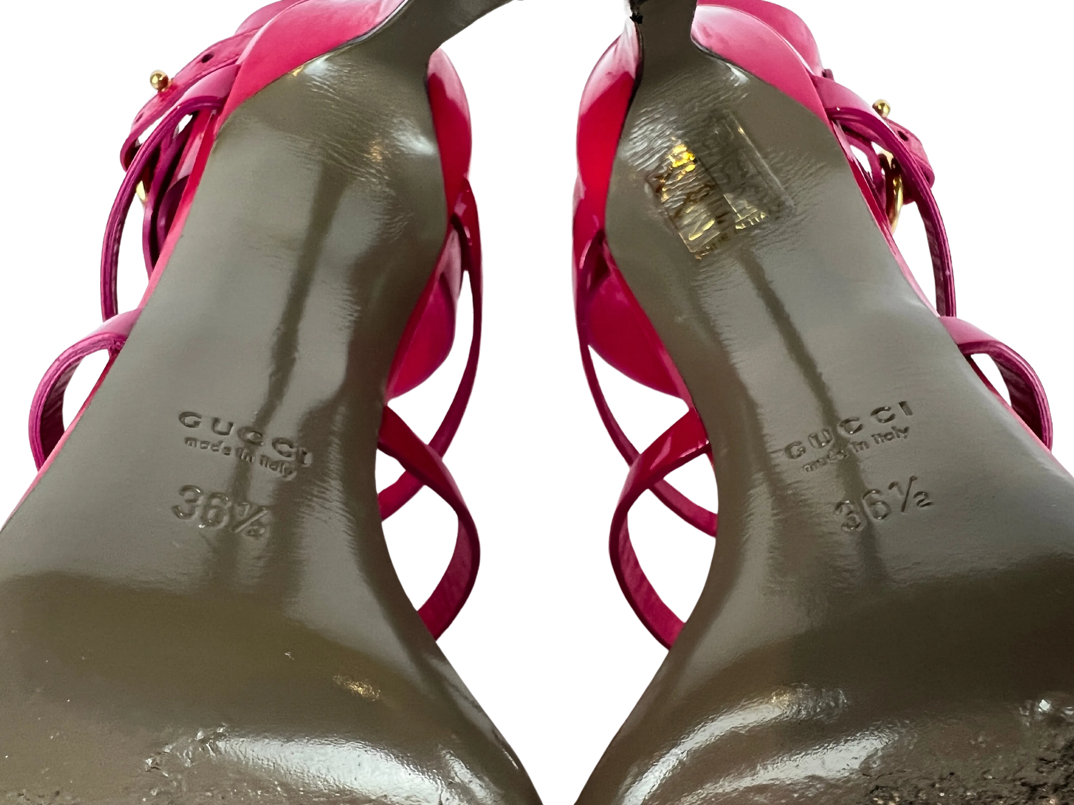 Gucci Ursula High Heel Sandle in Blossom, Size 36.5 EU/ 6 US