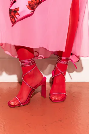Haleigh Lace Up Heels