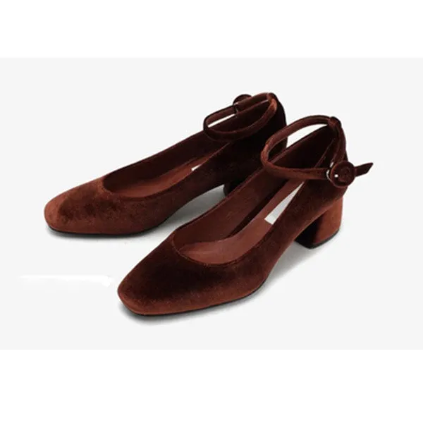 hasdine ankle-strap pumps-sold out