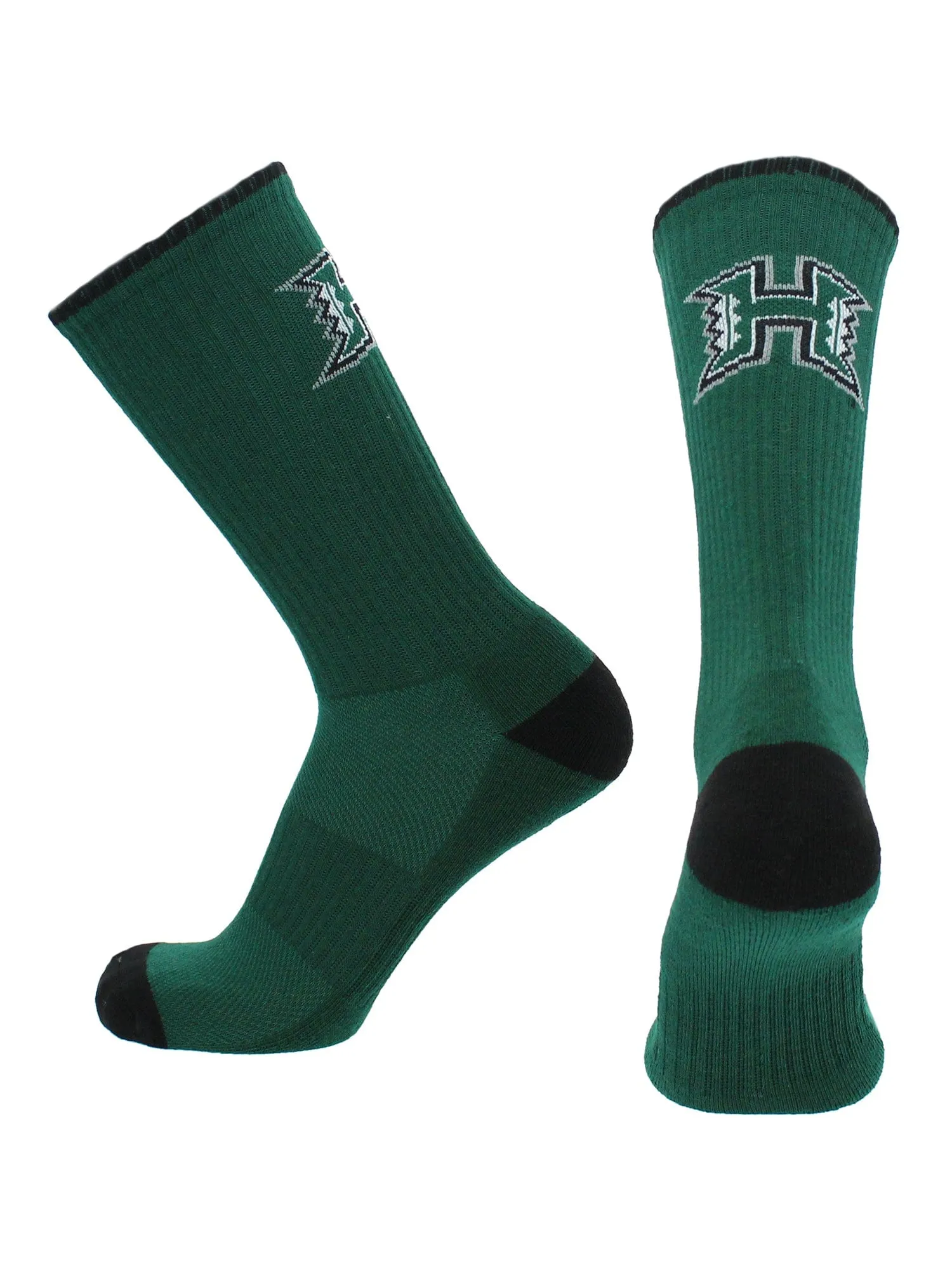 Hawaii Socks University of Hawaii Rainbow Warriors Socks Campus Legend Crew