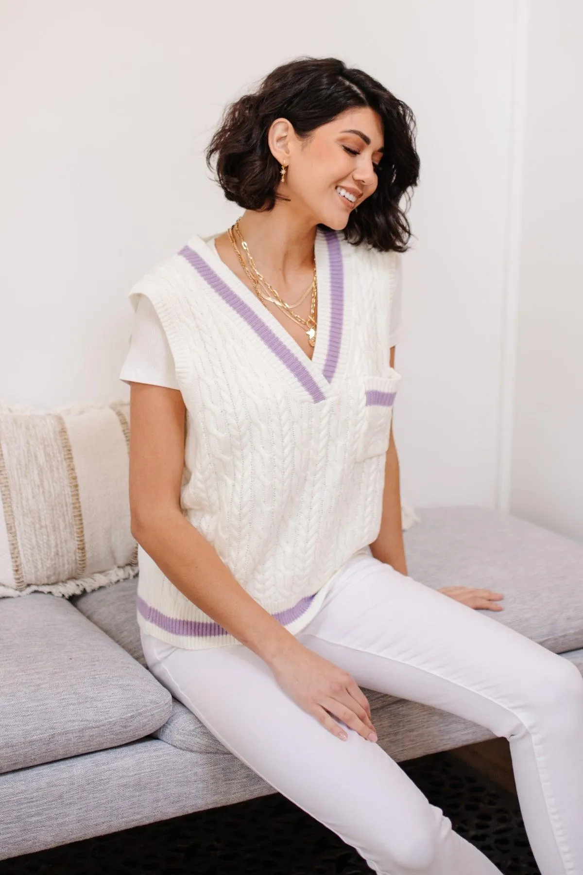 Hazel Blues® | Power Girl Sweater Vest