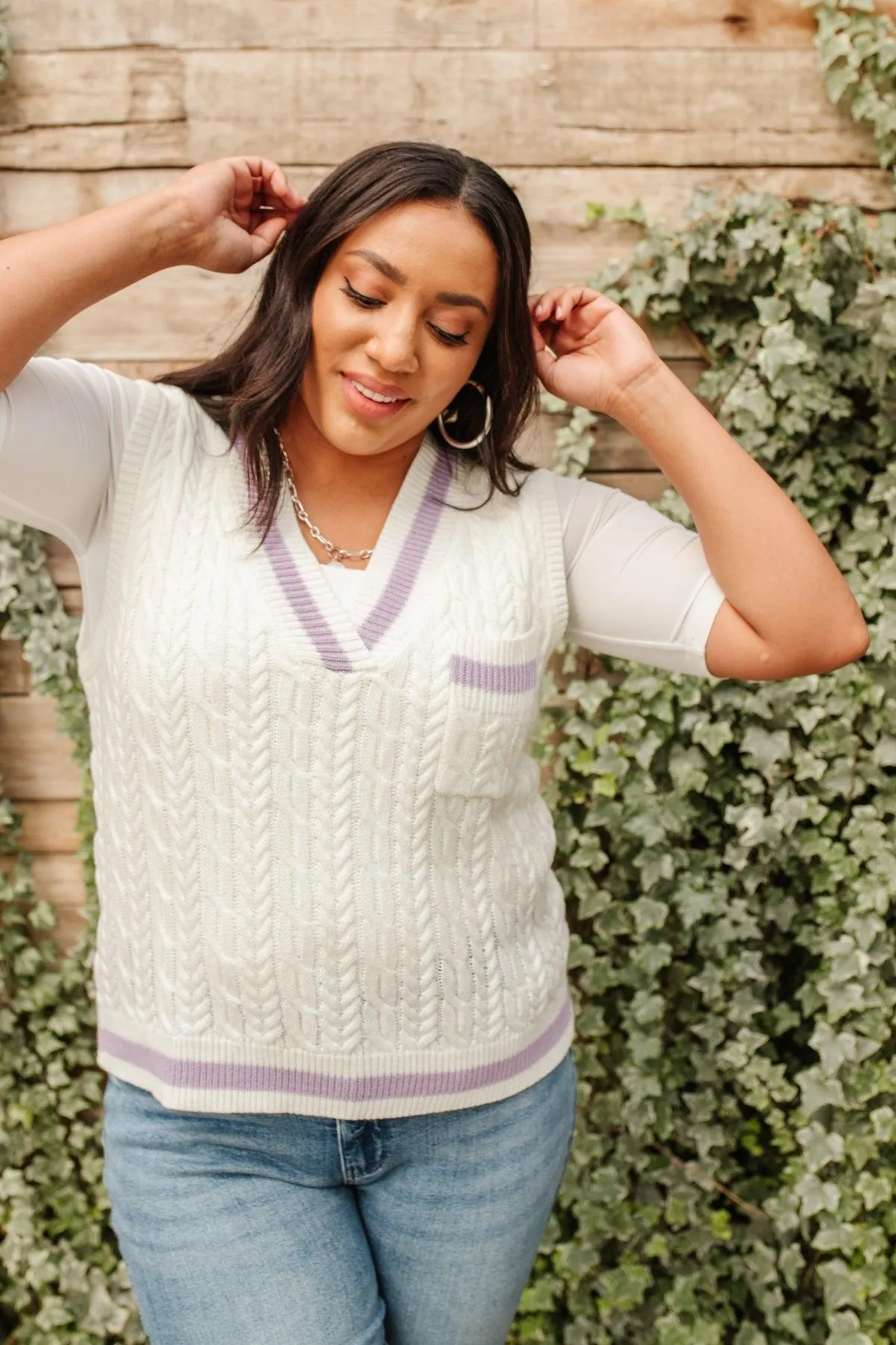 Hazel Blues® | Power Girl Sweater Vest