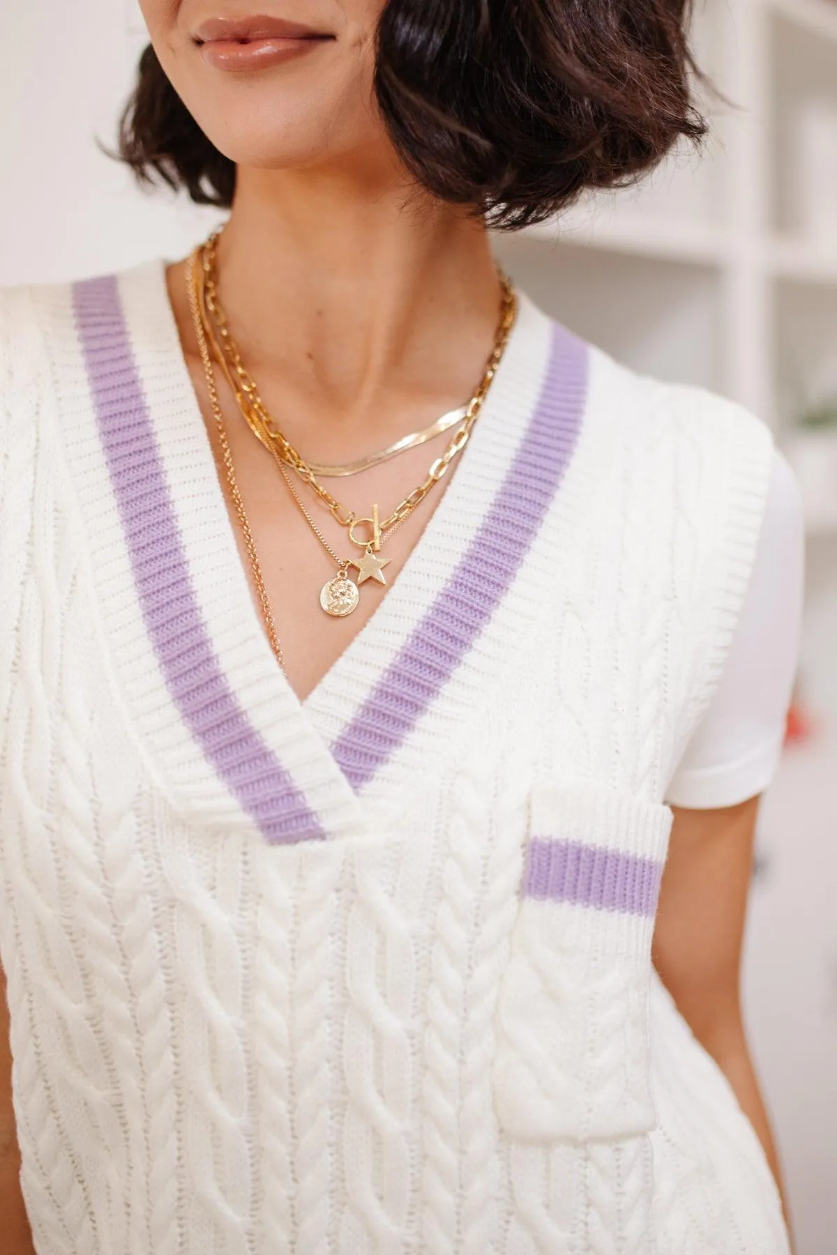 Hazel Blues® | Power Girl Sweater Vest