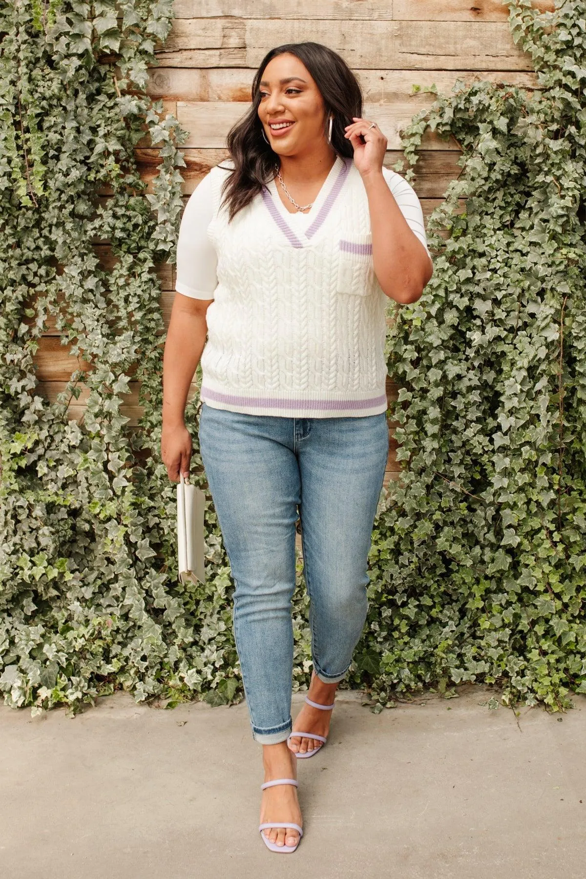 Hazel Blues® | Power Girl Sweater Vest