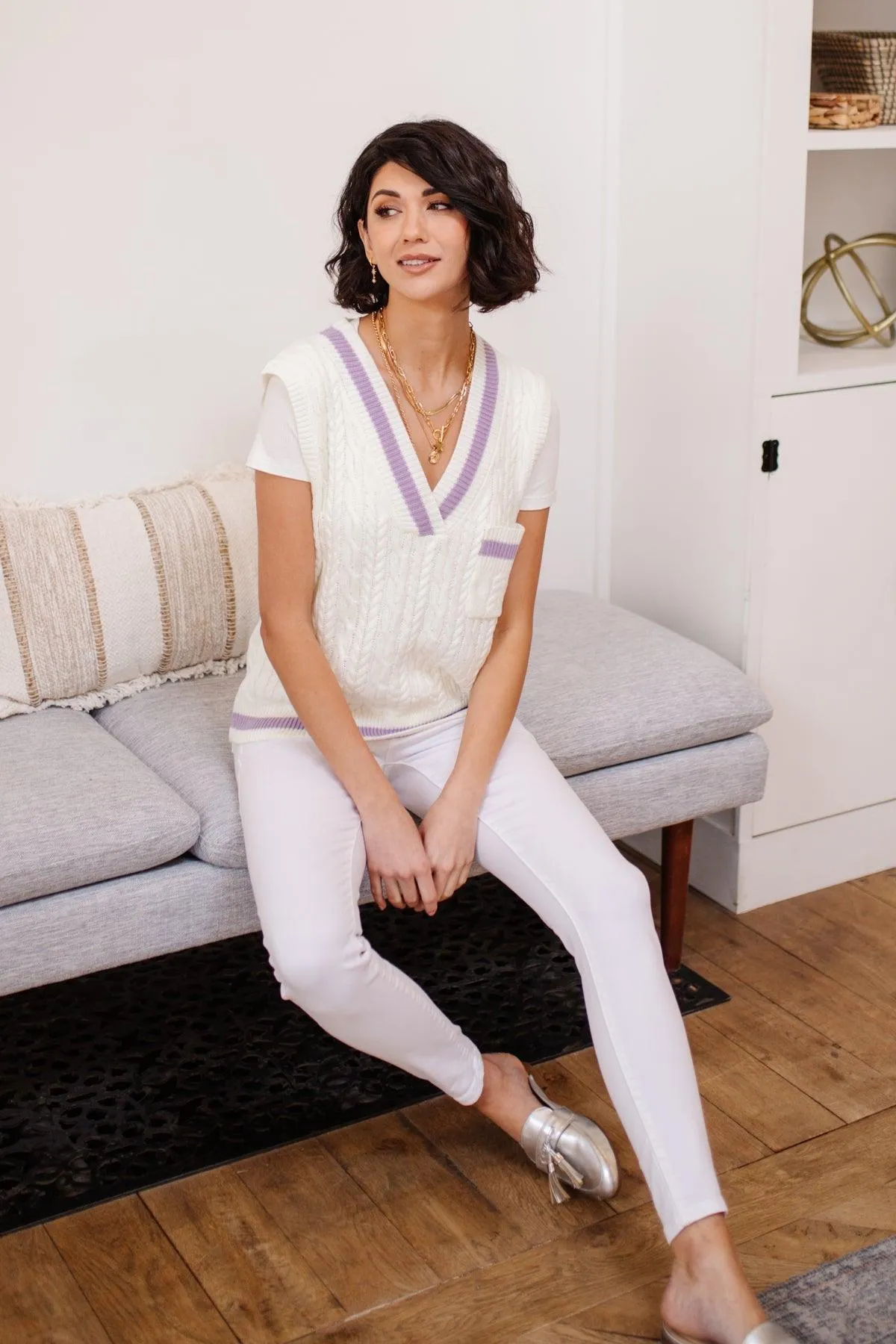 Hazel Blues® | Power Girl Sweater Vest