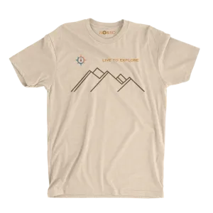 High-Quality Graphic Live to Explore Tee