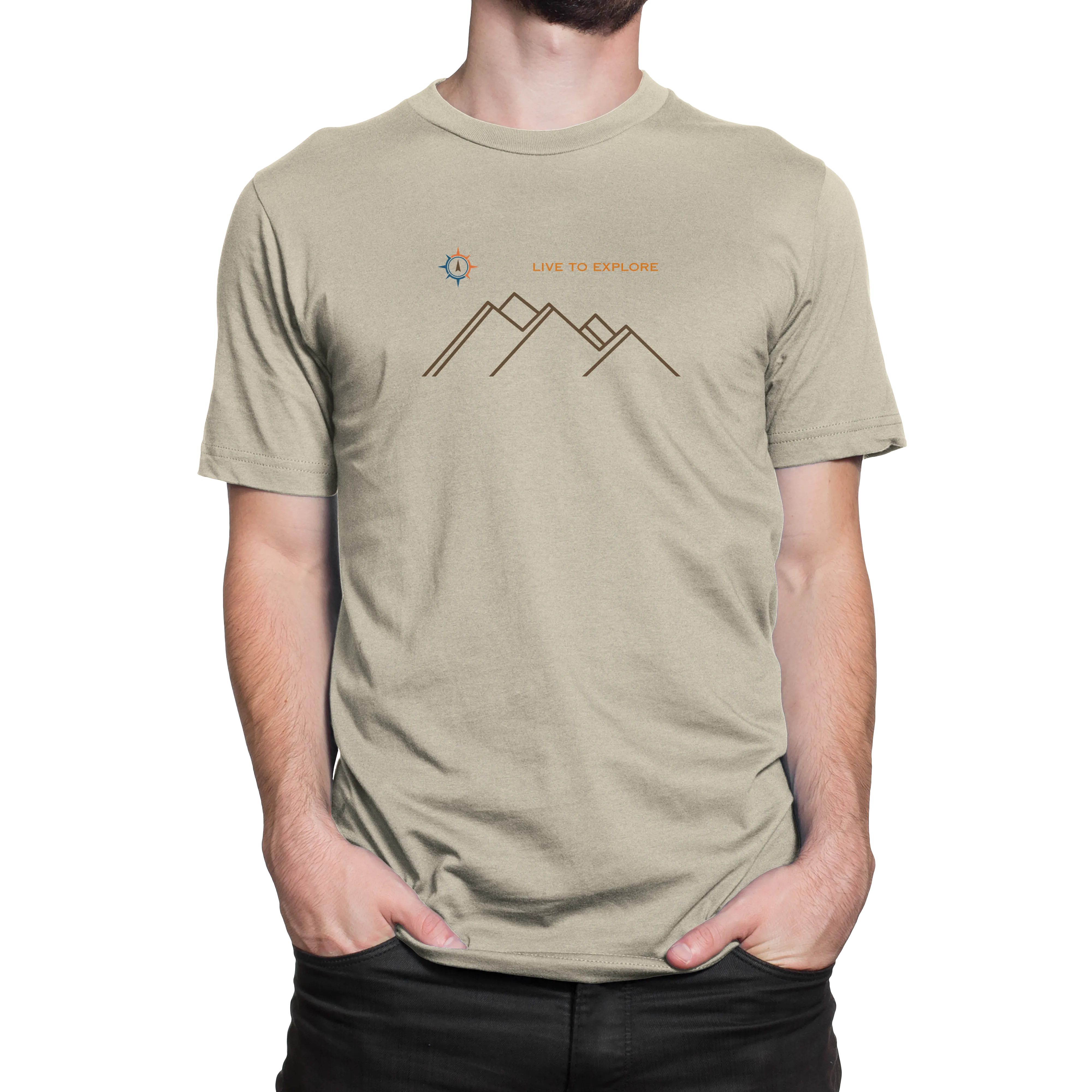 High-Quality Graphic Live to Explore Tee
