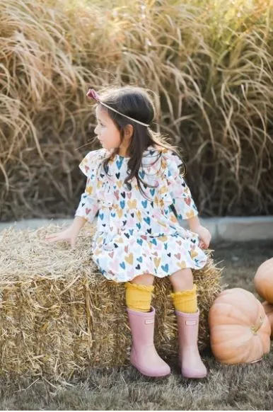 I Heart You Ruffle Twirl Dress
