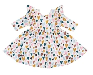 I Heart You Ruffle Twirl Dress