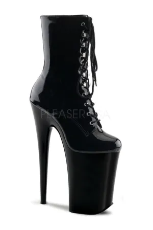 INFINITY-1020 Platform Boot  | Black Patent