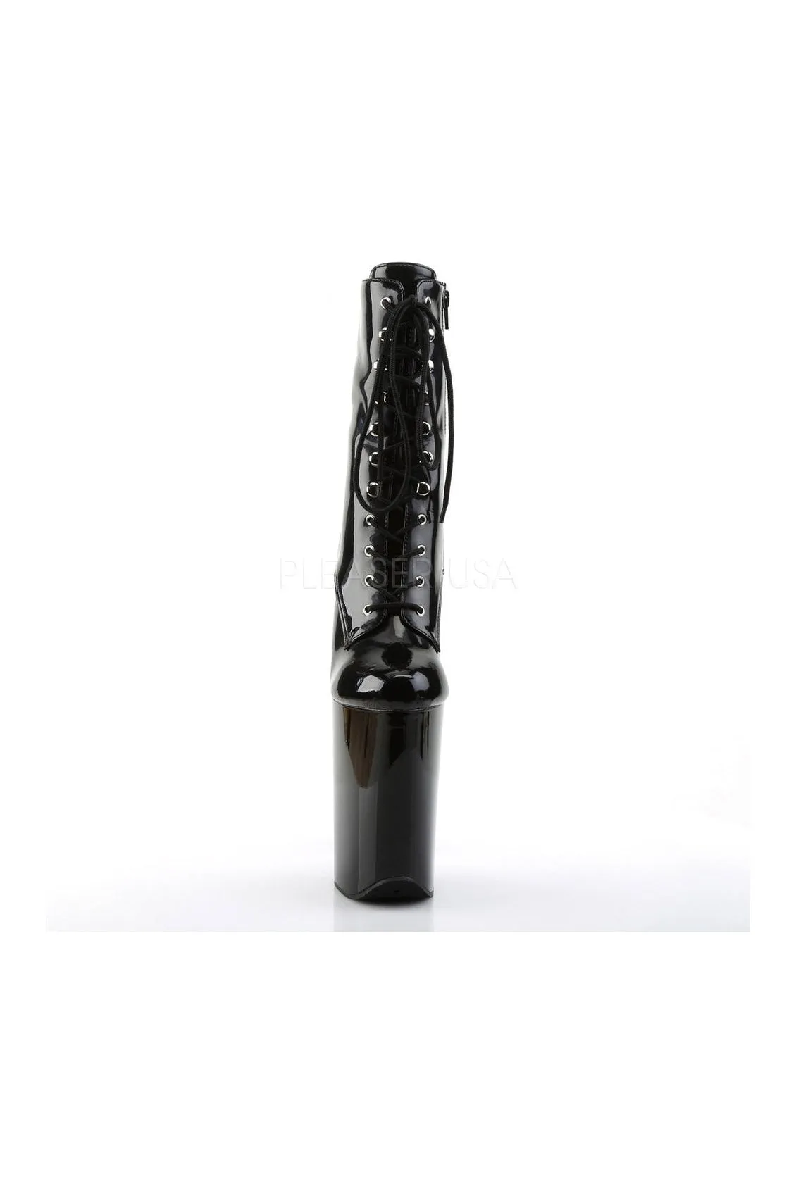 INFINITY-1020 Platform Boot  | Black Patent