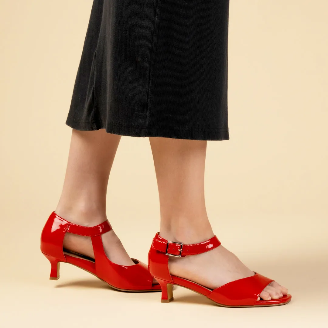 IRUNN XW - RED PATENT LEATHER
