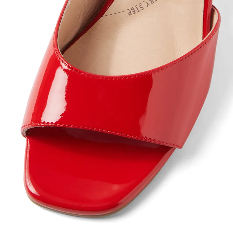 IRUNN XW - RED PATENT LEATHER