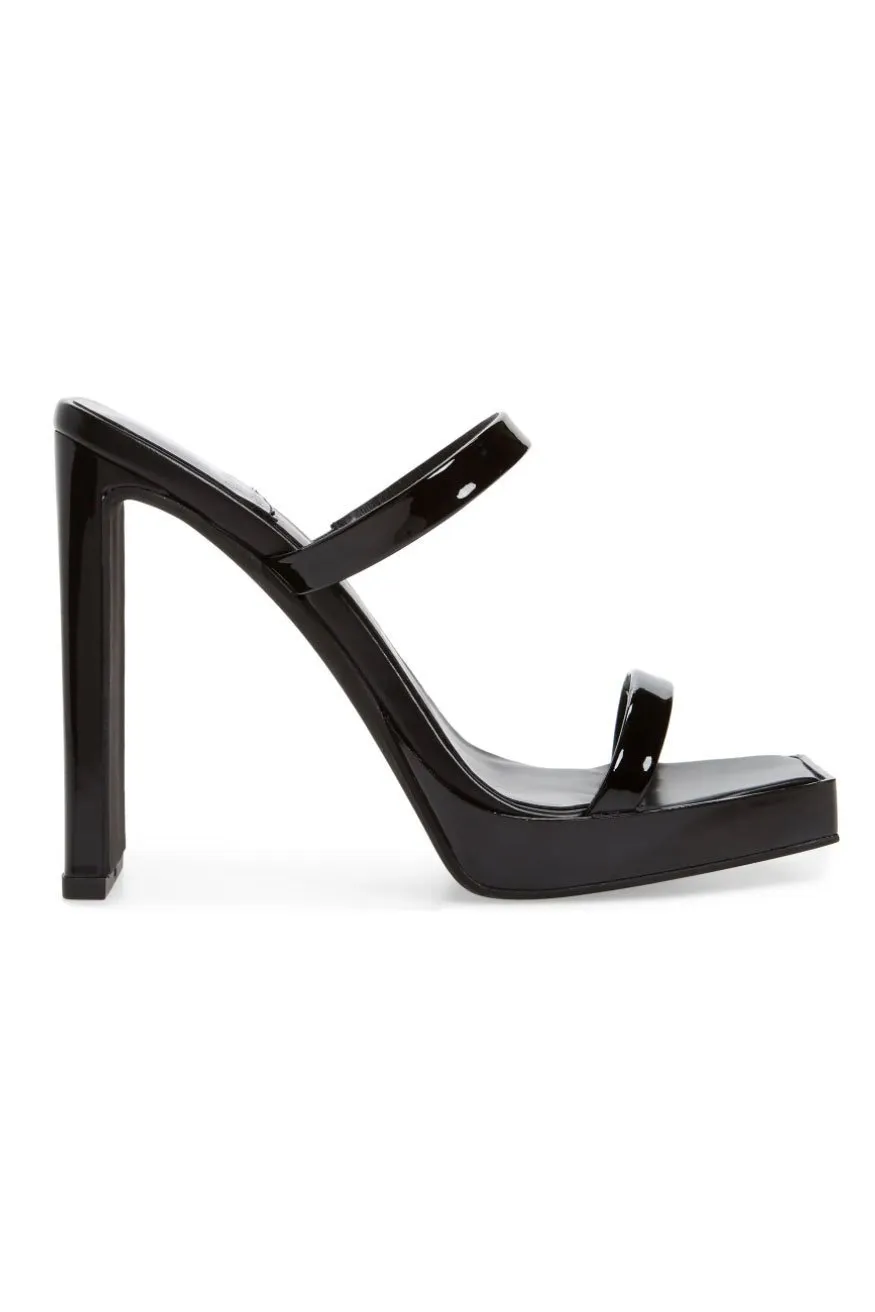 JEFFREY CAMPBELL | Hustler Platform Heel -Black Patent
