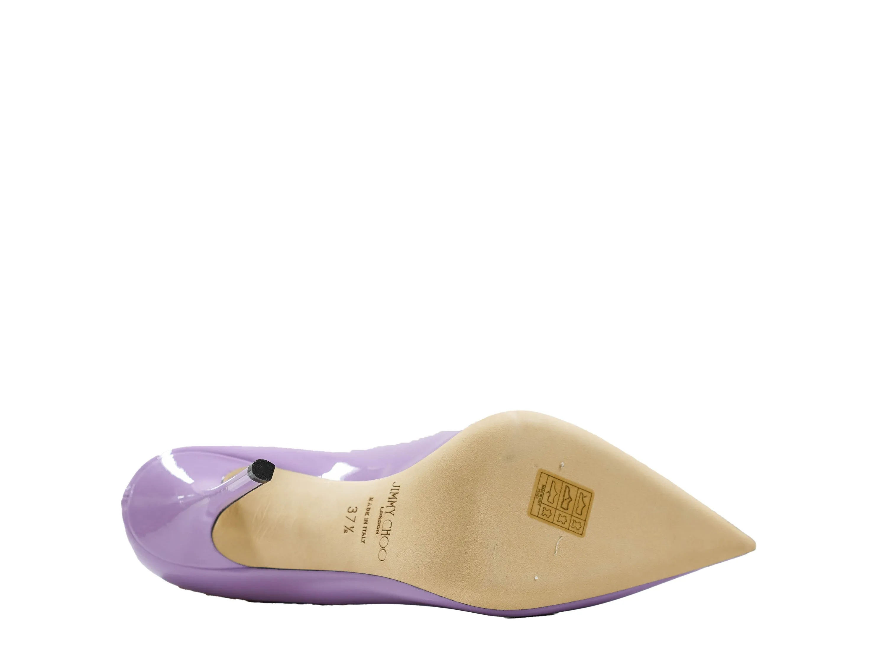 Jimmy Choo Women's Wisteria Patent Leather Pumpl Diamond Tatura 100 40% OFF