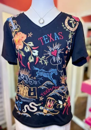 JW Texas Tee Black