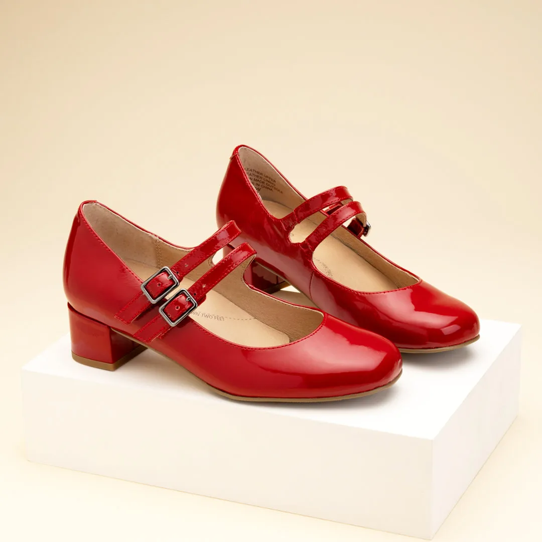 KAROLY W - RED PATENT LEATHER