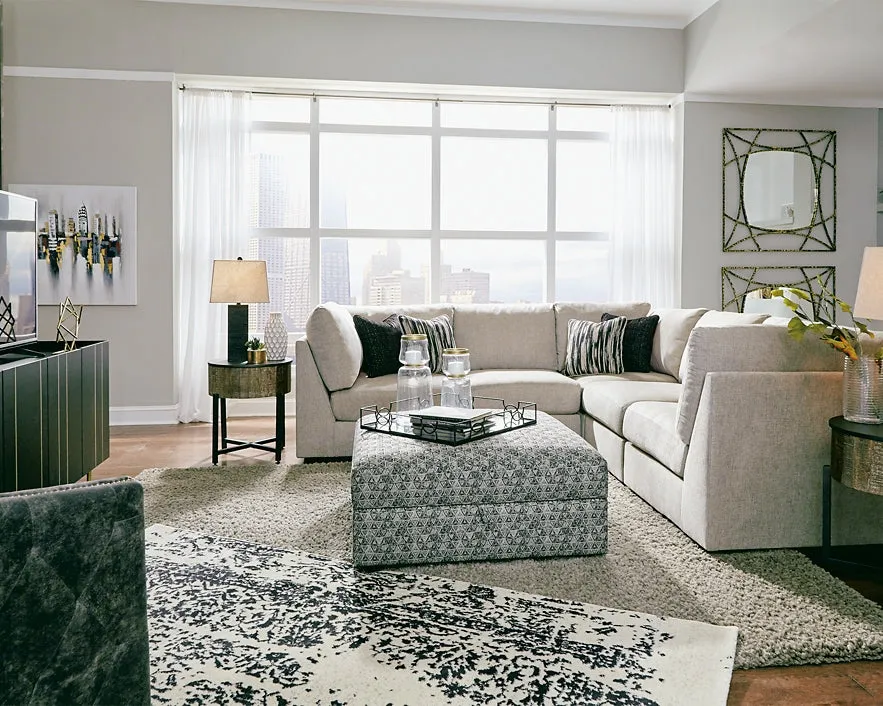 Kellway 5-Piece Sectional with Ottoman