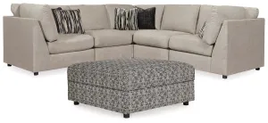 Kellway 5-Piece Sectional with Ottoman