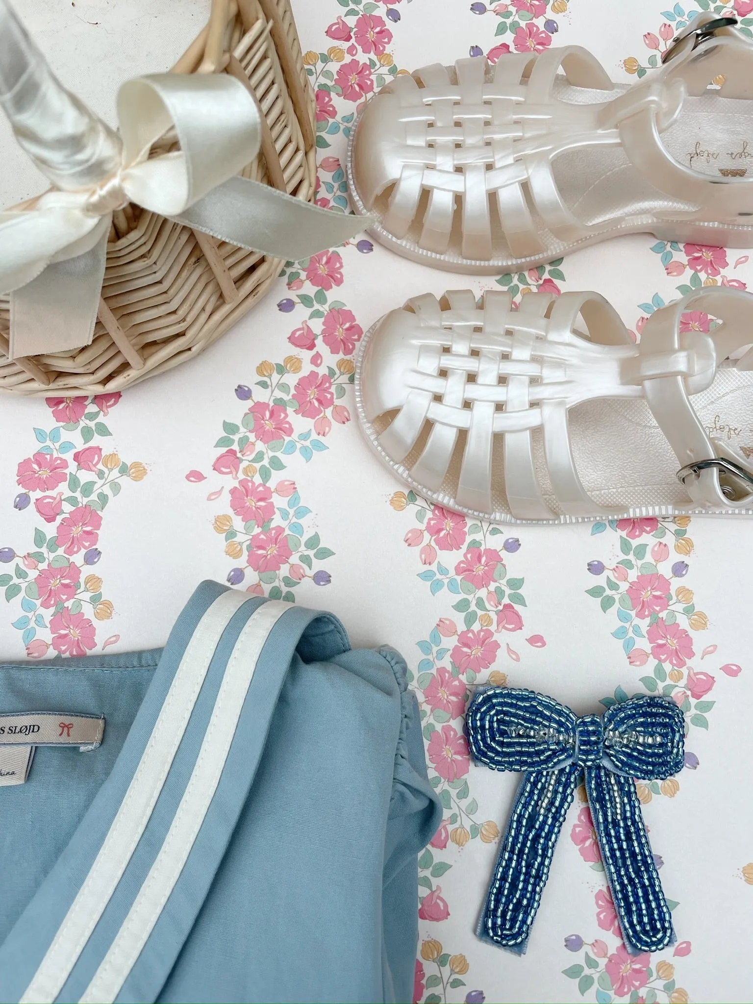 [Konges slojd] Celebration Pearl Sandal - Pearl