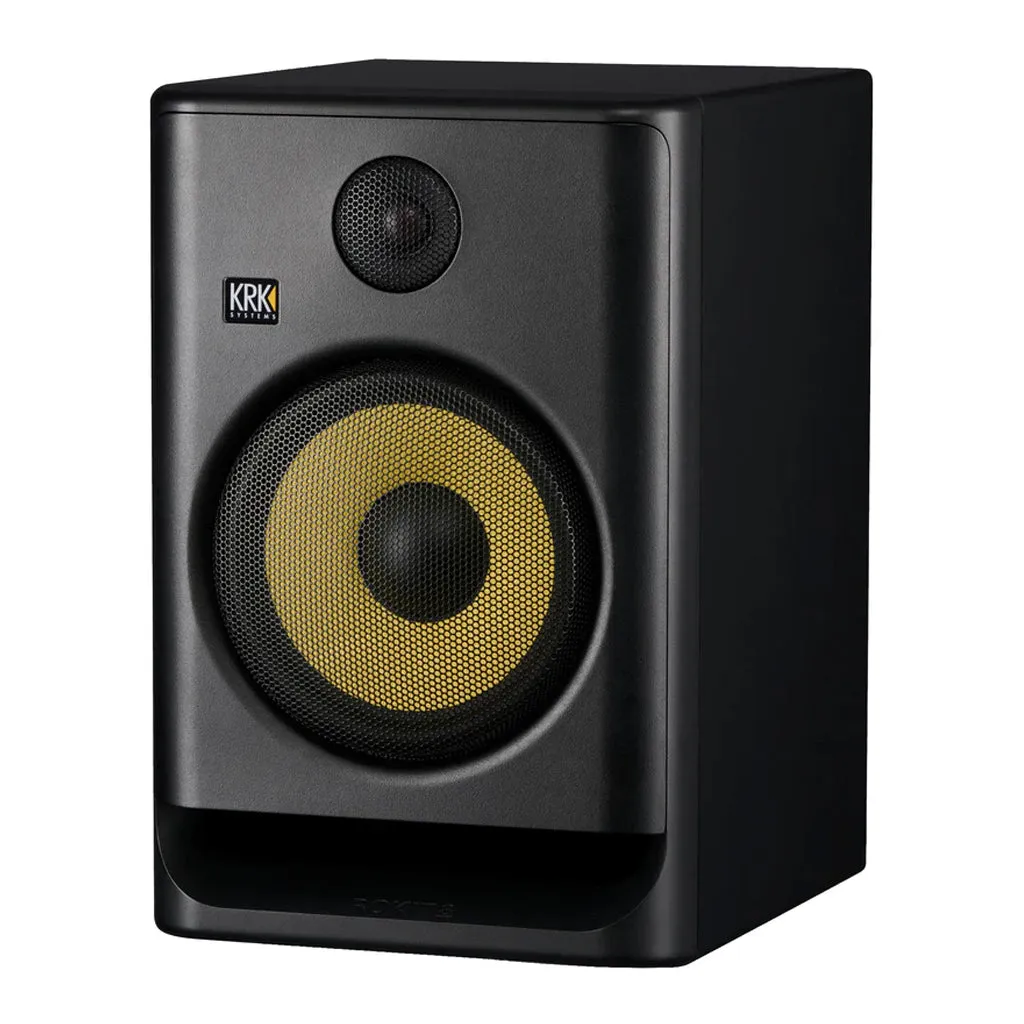 KRK ROKIT Gen5 Studio Monitor 8" Class D Powered; Kevlar Drivers; Onboard DSP - Single