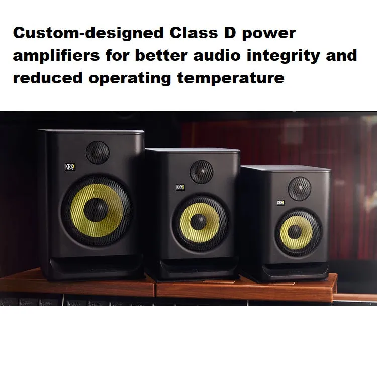 KRK RP7-G5 Rokit Generation 5 Active Studio Monitors - 7" (NEW!) with Protective Speaker Grilles