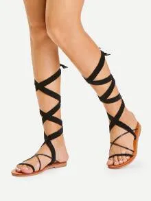 Lace Up Gladiator Sandals