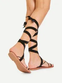 Lace Up Gladiator Sandals